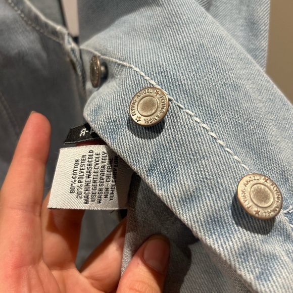 Flying Angel NWT Denim Vest Cropped - Picture 4 of 7